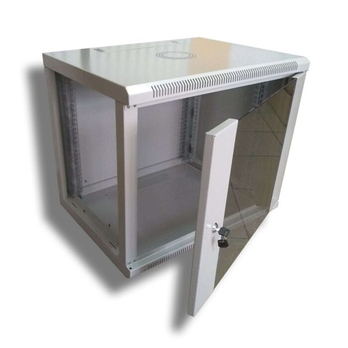 Шафа серверна Hypernet 9U 600 x 600 WMNC66-9U-FLAT для мережевого обладнання - Зображення 2