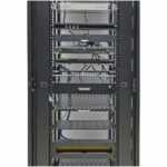 Боковий організатор кабелю з кришкою до шаф CMS MGSE 42U, чорний - Зображення 7