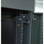 Шафа серверна CMS 33U 610 х 865 UA-MGSE3368MPB посилена з перфорованими дверима для мережевого обладнання - Зображення 5