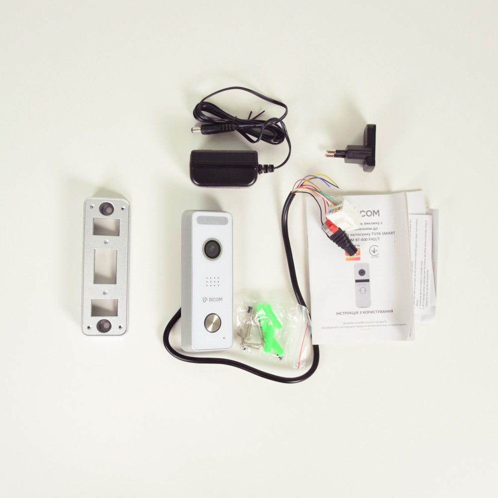Відеопанель BCOM BT-400FHD/T White з підтримкою Tuya Smart - Зображення 8