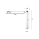 Дотягувач пружинний ATIS AS-0254 White - Зображення 4