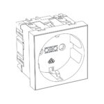 Розетка OBO Bettermann modul 45 із заземленням і шторками 250 В 16 A червона - Зображення 2