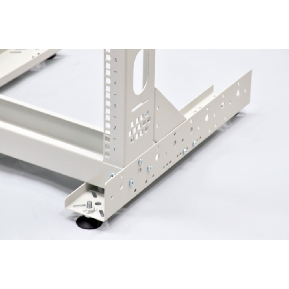 Стійка однорамна CMS UA-OF42-S-GR 42U сіра (без ніг) - Зображення 3