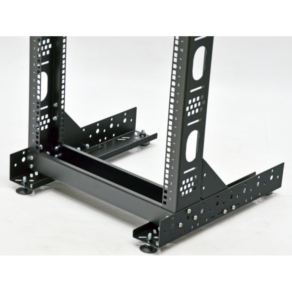 Стійка однорамна CMS UA-OF42-S-BK 42U чорна (без ніг) - Зображення 2