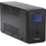 Джерело безперебійного живлення Vinga VPC-600MU 600ВА / 360 Вт з LCD-дисплеєм з USB у металевому корпусі - Зображення 4