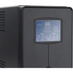 Джерело безперебійного живлення Vinga VPC-1200MU 1200ВА / 720 Вт з LCD-дисплеєм з USB у металевому корпусі - Зображення 3