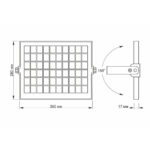 LED-прожектор автономний сенсорний VIDEX 10W 5000K 3.2V 25742 (VL-FSO-205) з датчиком руху - Зображення 5
