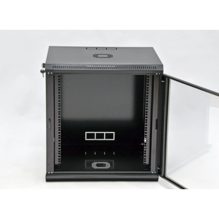 Шафа серверна CMS 12U 600 х 600 х 640 UA-MGSWL126B для мережевого обладнання - Зображення 4