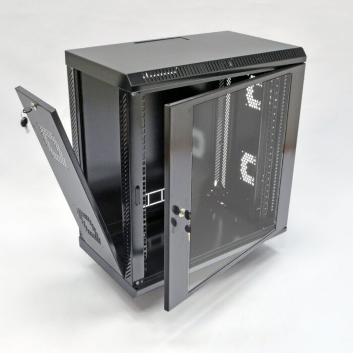 Шафа серверна CMS 12U 600 х 350 х 640 UA-MGSWA1235B для мережевого обладнання - Зображення 2