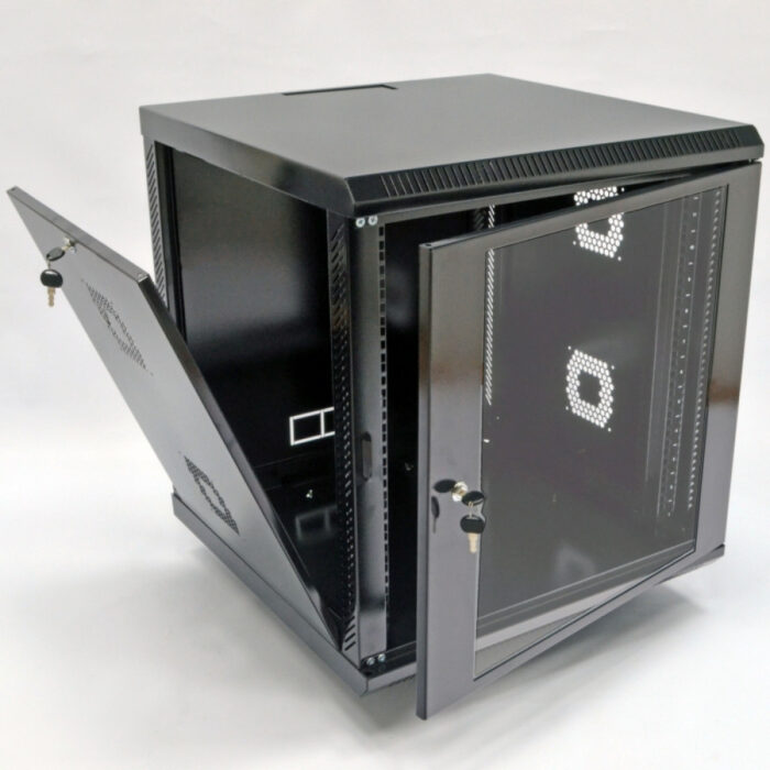 Шафа серверна CMS 12U 600 х 600 х 640 UA-MGSWA126B для мережевого обладнання - Зображення 2