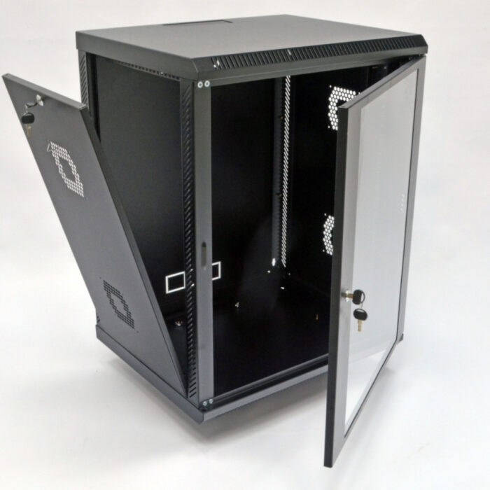 Шафа серверна CMS 15U 600 х 500 х 773 UA-MGSWA155B для мережевого обладнання - Зображення 2