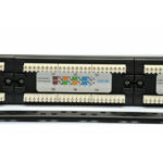 Патч-панель CMS 19" 24хRJ-45 UTP, кат. 5e з організатором кабелю - Зображення 3