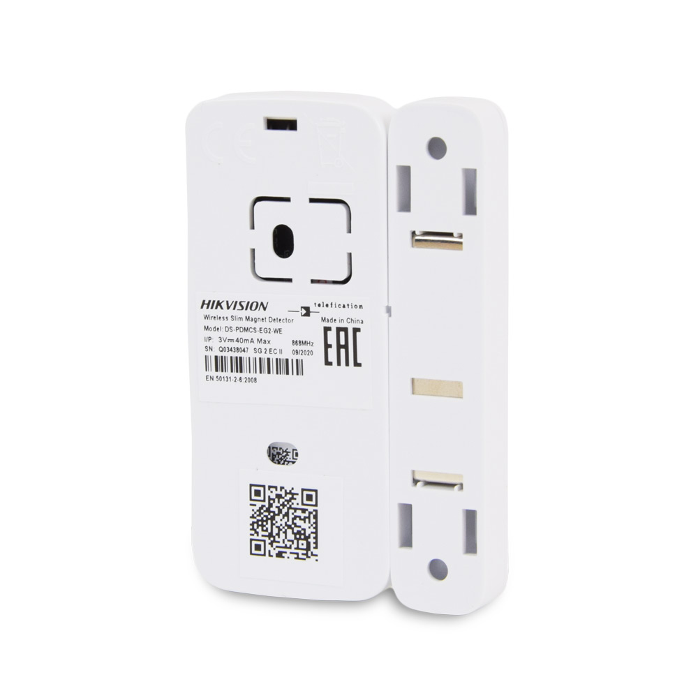 Бездротовий датчик відчинення Hikvision DS-PDMCS-EG2-WE AX PRO - Зображення 2