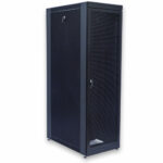 Шафа серверна CMS 45U 610 х 1055 UA-MGSE45610MPB посилена з перфорованими дверима для мережевого обладнання - Зображення 4