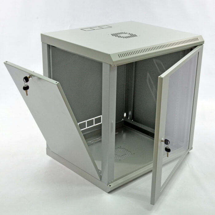Шафа серверна CMS 12U 600 x 500 x 640 UA-MGSWL125G для мережевого обладнання - Зображення 2