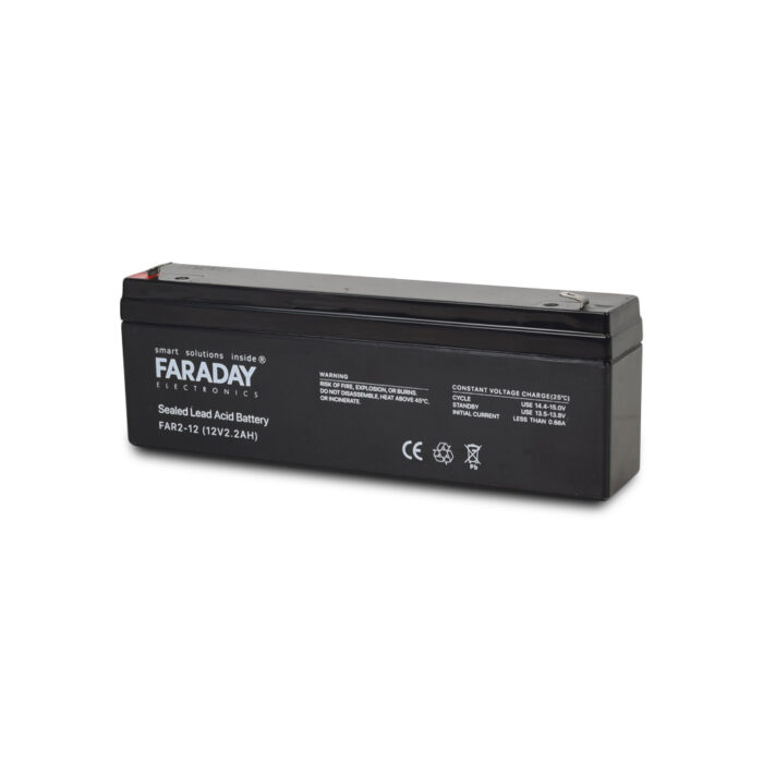 Акумулятор 12В 2 Аг для ДБЖ Faraday Electronics FAR2-12