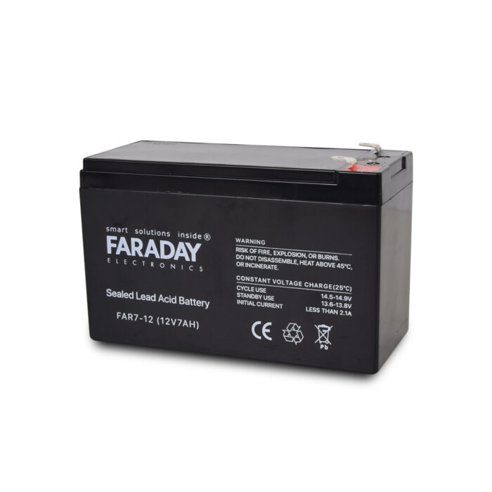 Акумулятор 12В 7 Аг для ДБЖ Faraday Electronics FAR7-12