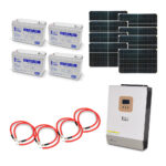 Автономна система безперебійного живлення потужністю 5 кВт з гелевими АКБ та сонячними панелями