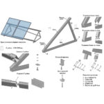 Автономна система безперебійного живлення потужністю 8 кВт з LiFePO4 АКБ, сонячними панелями та монтажним набором на плоску крівлю - Зображення 6