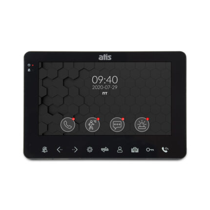 Bідеодомофон 7" ATIS AD-780FHD-Black з детектором руху і записом відео