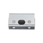 Відповідна алюмінієва планка BBK-601 з кріпленням на скляні двері без рами для замків серії YB-100/200 - Зображення 2