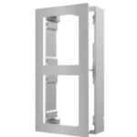 Декоративна рамка Hikvision DS-KD-ACW2/S для врізного монтажу двох модульних відеопанелей