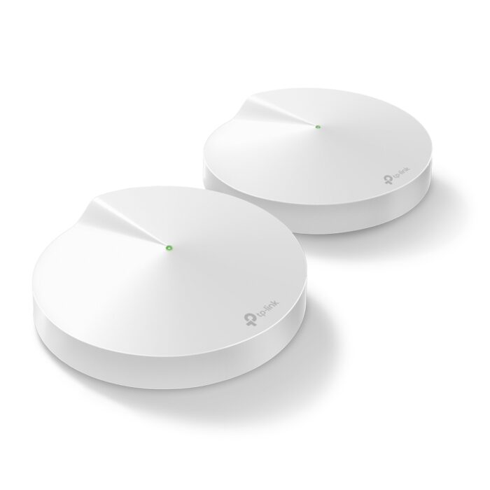 Домашня Mesh Wi-Fi система TP-LINK DECO M9 plus 2PK AC2200 2xGE LAN/WAN 1xUSB 2.0 MU-MIMO Zigbee 3-band (DECO-M9-PLUS-2-PACK)