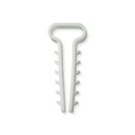 Дюбель-хомут ялинка Relfix 8 x 5 мм (100 шт/уп) білий