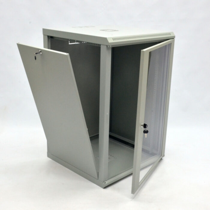 Шафа серверна CMS 18U 600 x 600 x 907 UA-MGSWL186G для мережевого обладнання - Зображення 2