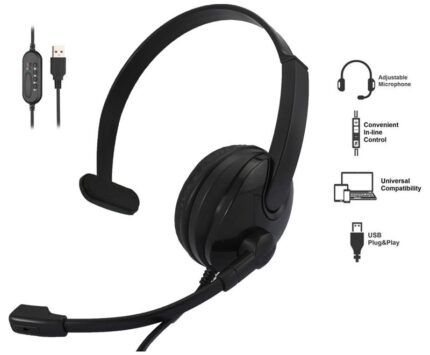 Гарнітура 2E CH12 Mono On-Ear USB