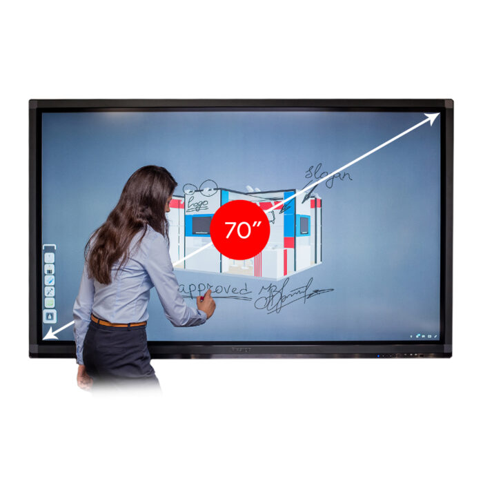 Інтерактивна панель 70" Prestigio PMB528L701 L-серії (UHD)