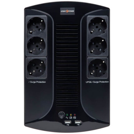 Джерело безперебійного живлення Logicpower LP 850VA-6PS (510W) лінійно-інтерактивне