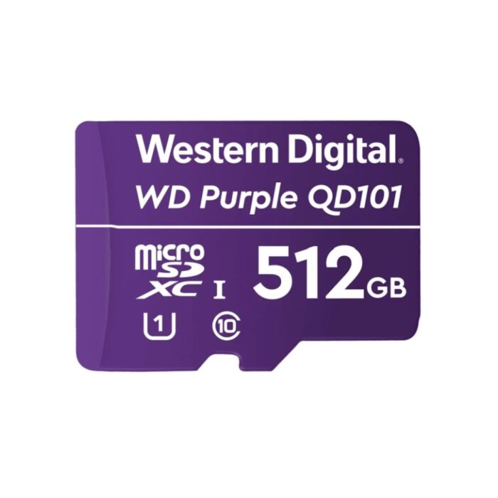 Карта пам&apos;яті Western Digital MICRO SDXC 512GB UHS-I WDD512G1P0C WDC спеціалізована для відеоспостереження