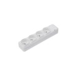 Колодка Ne-Ad (3019-К) 4 гнізда без заземлюючого контакту