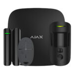 Комплект бездротової сигналізації Ajax StarterKit Cam Plus black з фотоверифікацією тривог і підтримкою LTE