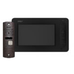 Комплект відеодомофона Arny AVD-4005 (чорний/мідний)