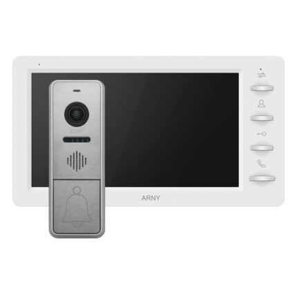 Комплект відеодомофона Arny AVD-7842 white+silver