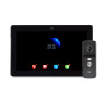 Комплект відеодомофона ATIS AD-1070FHD/T Black з підтримкою Tuya Smart + AT-400HD Black