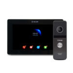 Комплект відеодомофону BCOM BD-770FHD Black Kit: відеодомофон 7" і відеопанель