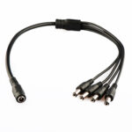 4 BNC-power кабелі