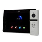Комплект Wi-Fi відеодомофонa 7" ATIS AD-770FHD/T-Black з підтримкою Tuya Smart + AT-400FHD Silver