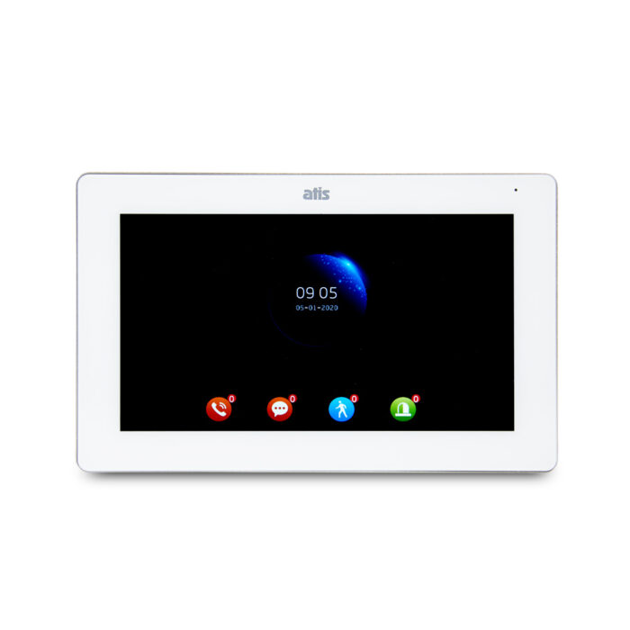 Комплект Wi-Fi відеодомофонa 7" ATIS AD-770FHD/T-White з підтримкою Tuya Smart + AT-400HD Black - Зображення 2