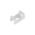 Майданчик для стяжки під дюбель 9 x 15 мм білий (100шт)