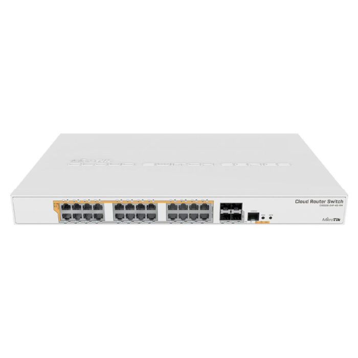 PoE-комутатор MikroTik CRS328-24P-4S+RM 28-портовий керований гігабітний