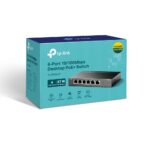 PoE-комутатор TP-Link TL-SF1006P 6-портовий з 4 PoE+ портами некерований - Зображення 3
