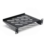 Полиця консольна CMS UA-SHC160b 10" 1U 160 мм чорна - Зображення 2