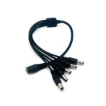 Комплект відеоспостереження внутрішній 2 Мп на 4 відеокамериА, 4 монтажні коробки AB-Q130 (SP-BOX-130), 4 приймача-передавача AL-200 UHD (pair), розгалужувач живлення L5, 4 роз'єми під зажим мама, 4 роз'єми під зажим тато - Зображення 7