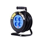 Мережевий подовжувач 2Е 4XCEE7/17 на котушці на 15 м з ручкою