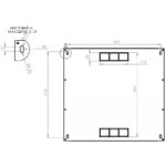 Шафа серверна CMS 12U 600 x 500 x 640 UA-MGSWL125B для мережевого обладнання - Зображення 8