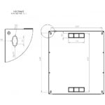 Шафа серверна CMS 15U 600 x 500 x 773 UA-MGSWL155B для мережевого обладнання - Зображення 8
